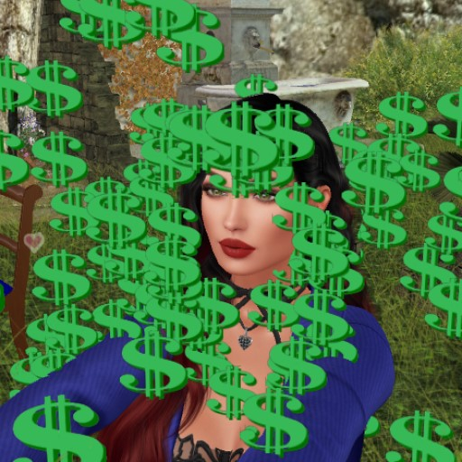 Second Life Marketplace Kiss Lips Dollar Sign